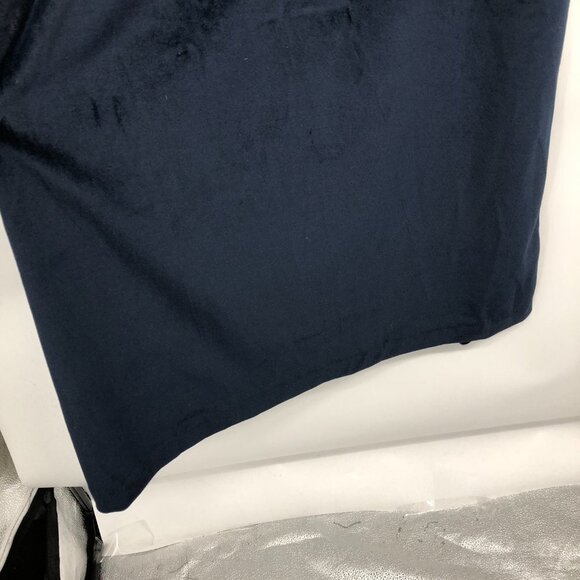 Vanity  Fair Navy Velvet Robe size 8 - Picture 13 of 16